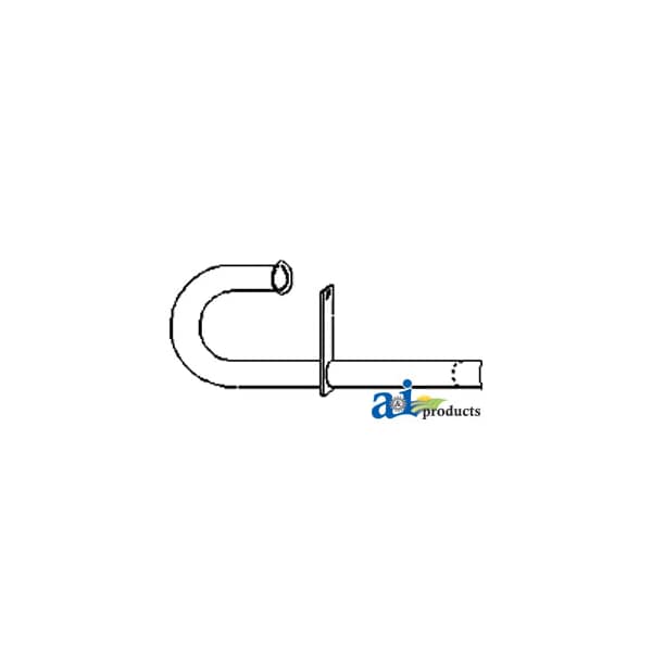 Exhaust Pipe 14.4" x4.5" x32.6"